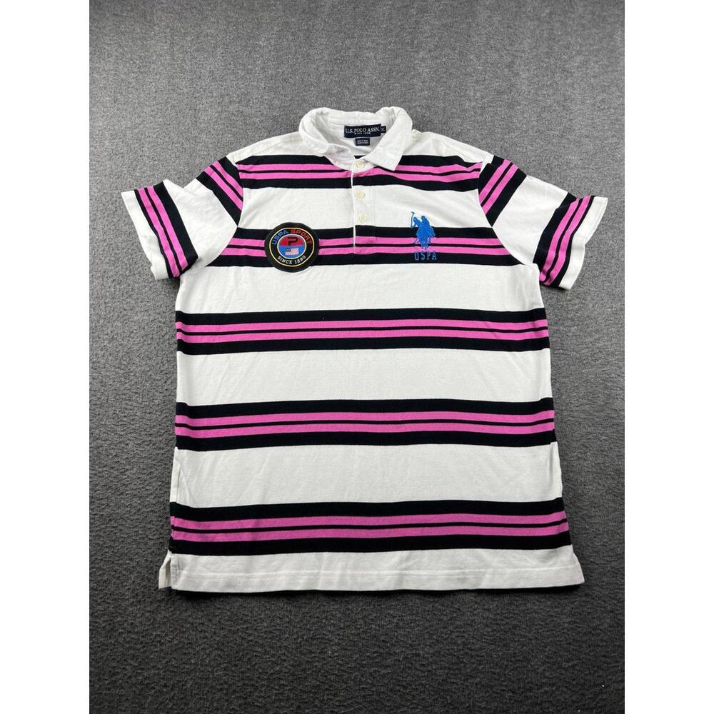 U.S. Polo Assn. Men's Striped Polo Shirt Size XL